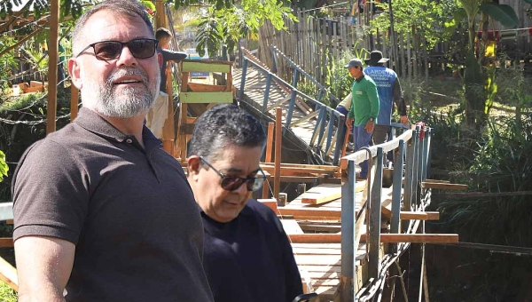 Com o programa prefeitura nas ruas, Alysson Bestene garante recuperação de ponte no Ouricuri