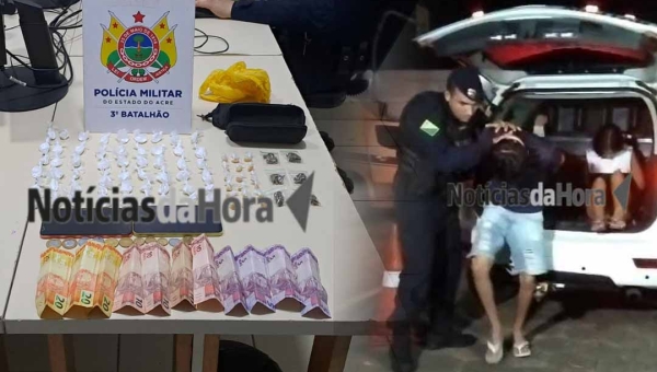 Adolescentes de 16 anos são apreendidos com drogas em ponto conhecido pelo tráfico em Rio Branco