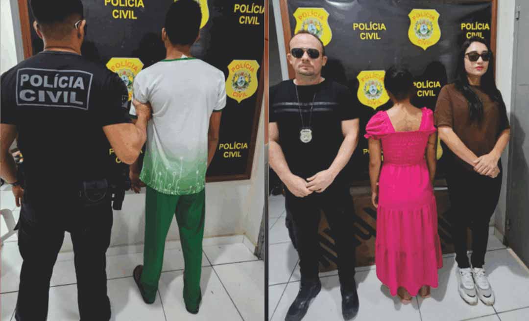 Polícia prende suspeito de importunação sexual em escola e cumpre mandado por tráfico em Thaumaturgo