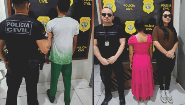 Polícia prende suspeito de importunação sexual em escola e cumpre mandado por tráfico em Thaumaturgo