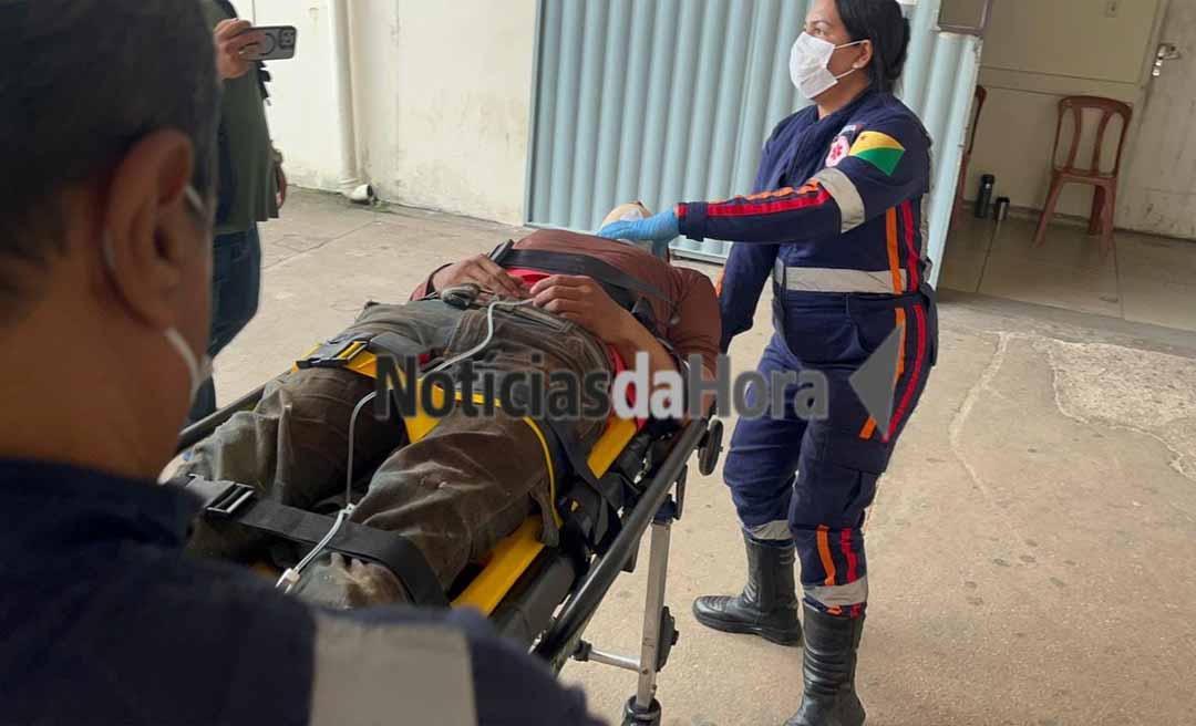 Trabalhador rural sofre traumatismo craniano após ser atingido por galho de árvore em Porto Acre