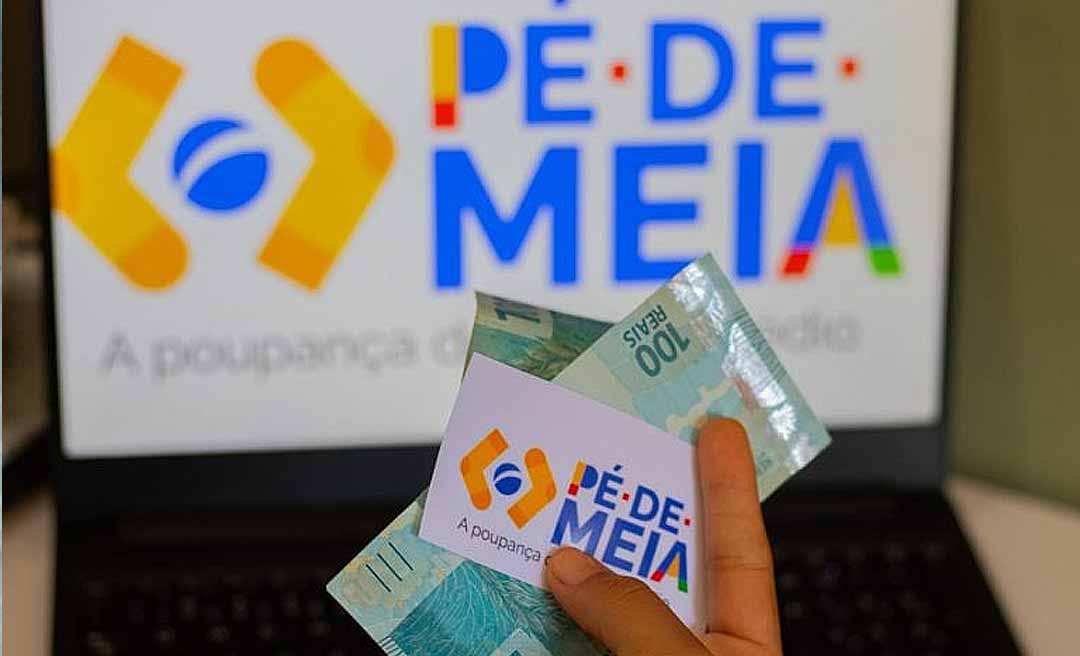 Estudantes nascidos em janeiro e fevereiro recebem nova parcela do Pé-de-Meia nesta segunda-feira