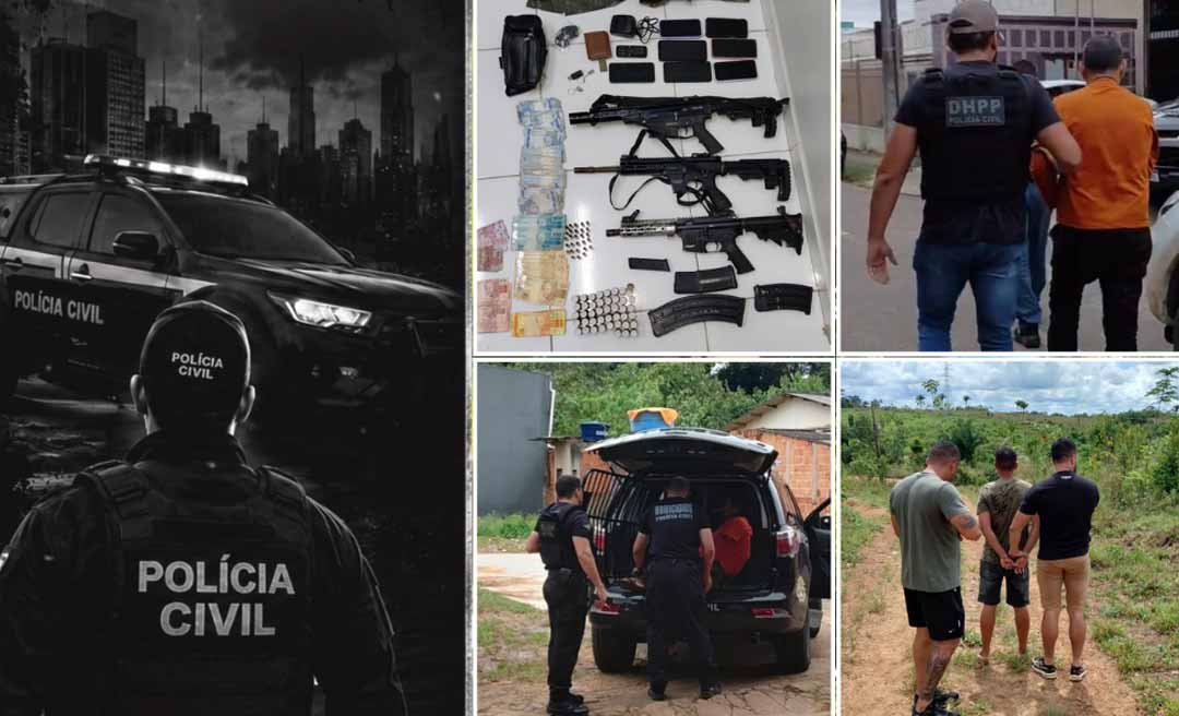 Operação Capturas apreende armas e realiza 23 prisões duante ação no Juruá e Envira
