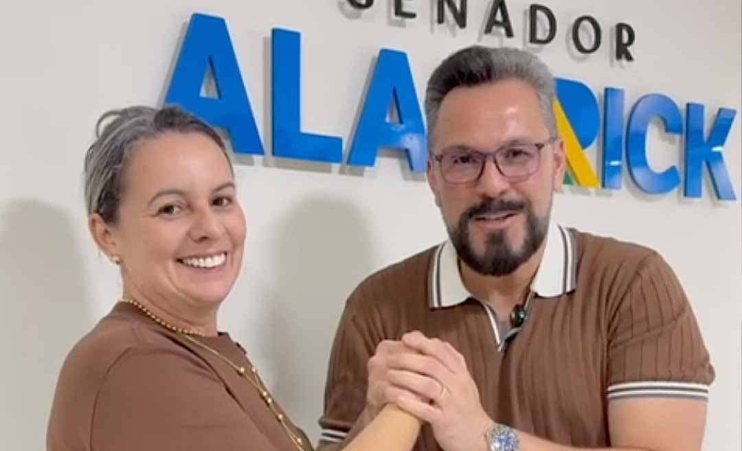 Após deixar o PP de Mailza, vice-prefeita do Bujari grava vídeo e reafirma apoio à pré-candidatura de Alan Rick ao governo