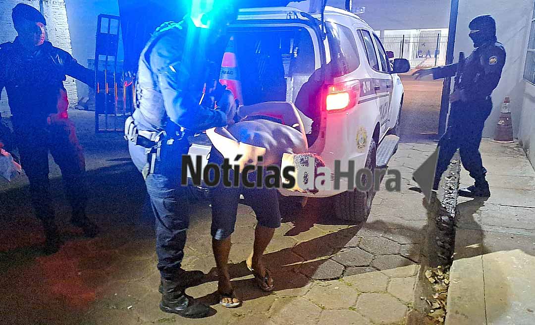 Cerco ao tráfico termina com prisão de homem e apreensão de drogas em residência usada como ponto de venda em Rio Branco