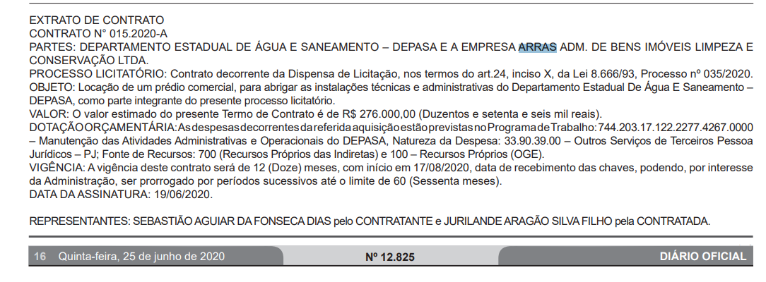 extrato depasa