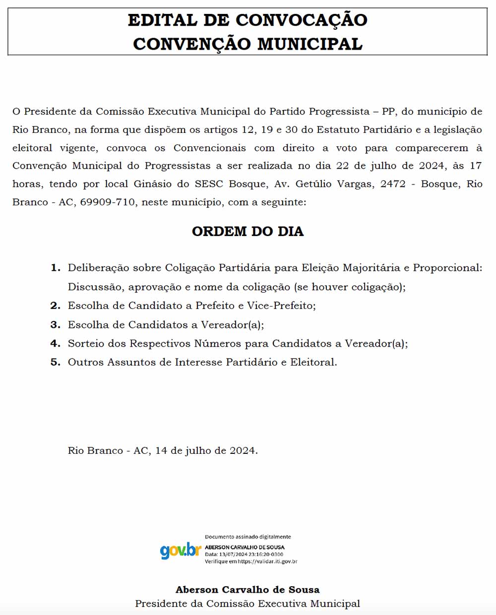 convocados